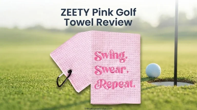 ZEETY Pink Golf Towel Review